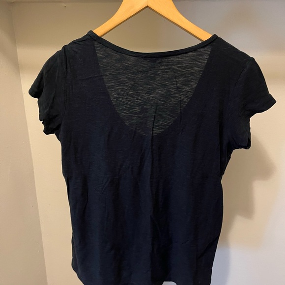 James Perse T shirt Navy Size 2 - Picture 2 of 3